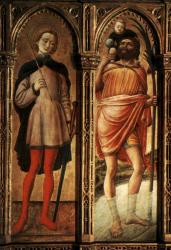 Szent Sebestyén és Szent Kristóf (Pinacoteca Vaticana) – Familia Vivarini