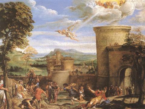 Annibale Carracci: The Martyrdom of St Stephen (1603-04) Muse du Louvre, Paris