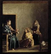 Velázquez: Jézus Márta és Mária házában