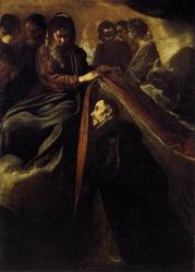 Velázquez: St Ildefonso Receiving the Chasuble from the Virgin