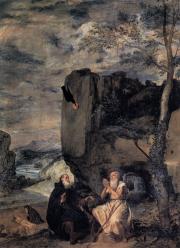 Velázquez: Szent Antal apát és remete Szent Pál