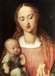 Albrecht Dürer: Madonna és a gyermek körtével