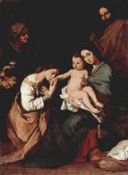 José de Ribera: Alexandria Szent Katalin Máriával