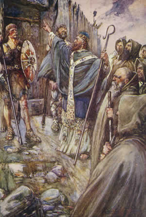 Szent Kolumba 1906-os ábrázolása