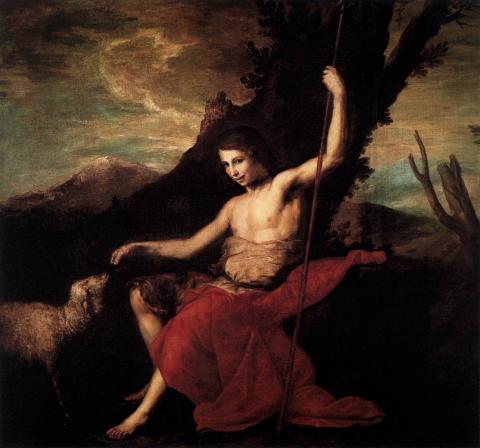 José de Ribera: St John the Baptist in the Desert 