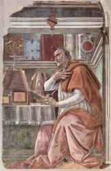 Sandro Botticelli Augustinus című festménye