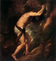 Tiziano: Sisyphus (Sziszifusz) Tiziano: Sisyphus (Sziszifusz)