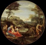 Annibale Carracci: Rest on Flight into Egypt (1604) The Hermitage, St. Petersburg
