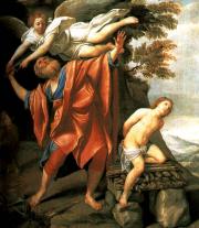 Izsák feláldozása (Museo Nacional del Prado) – Domenichino (Domenico Zampieri)