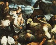 Bassano (Jacopo da Ponte): A pásztorok imádása (Galleria Borghese) 