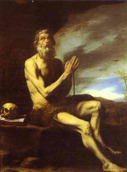 St. Paulus de Heremiet, Jusepe de Ribera (1591-1652). Louvre, Paris.